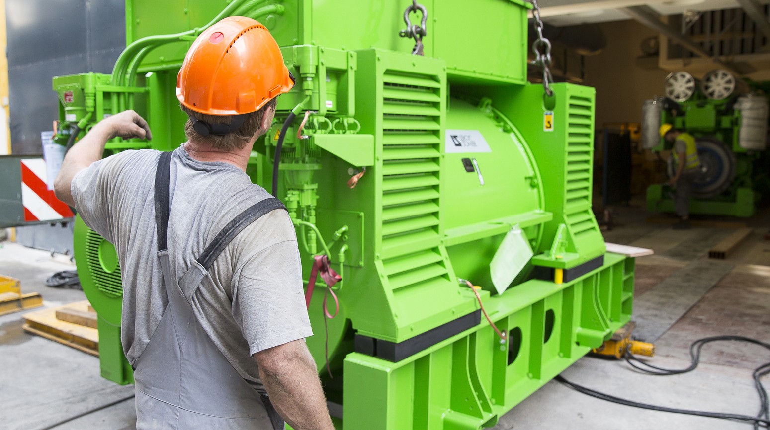 In einem zweiten Schritt wurde der Generator mit 4,4 MW elektrischer Leistung hinzugefügt. Bild: Roche