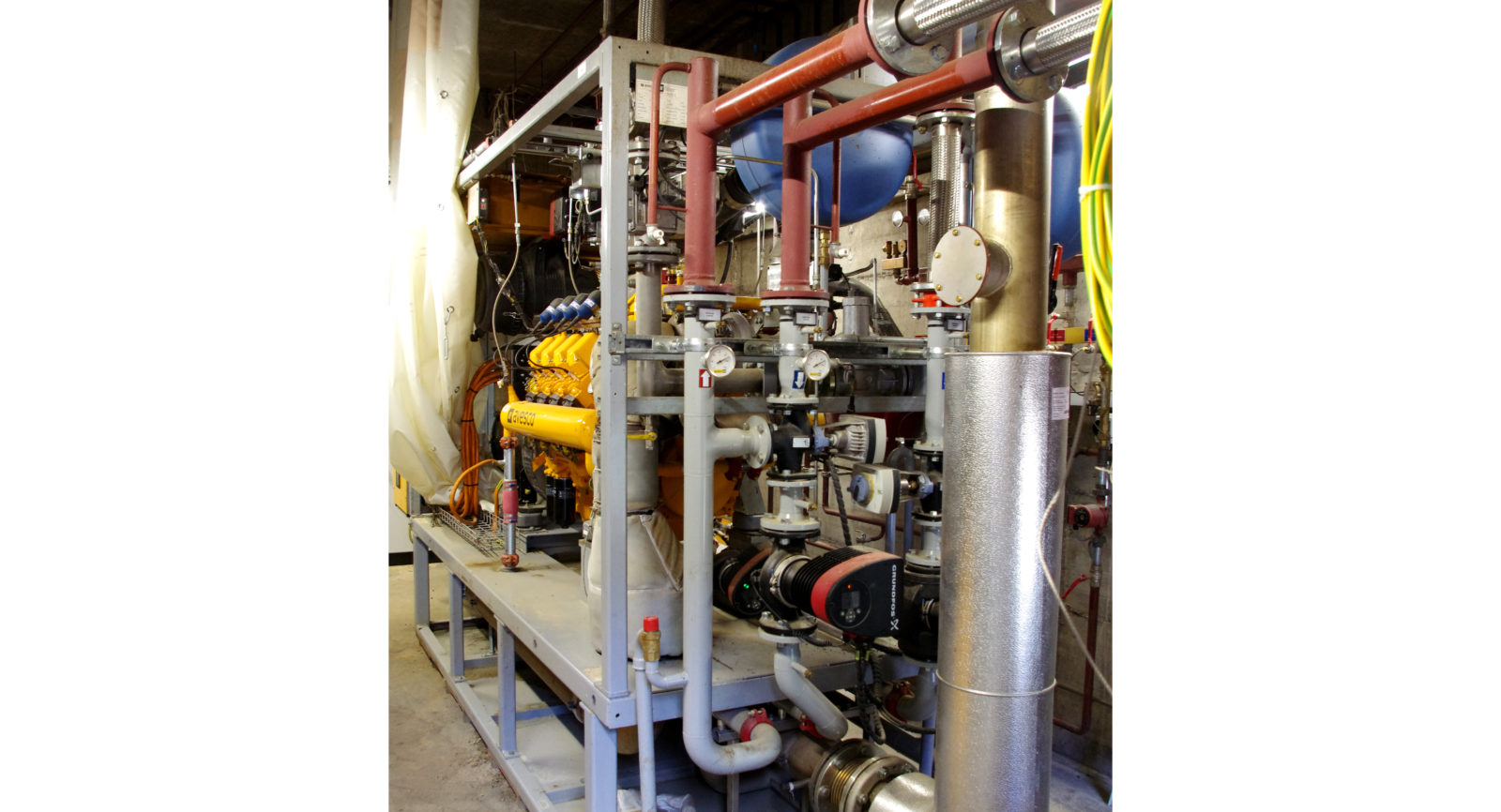 Die aufeinander abgestimmte Kombination von Gasmotor, Generator und Abgasreinigung ermöglicht eine effiziente Biogasnutzung.